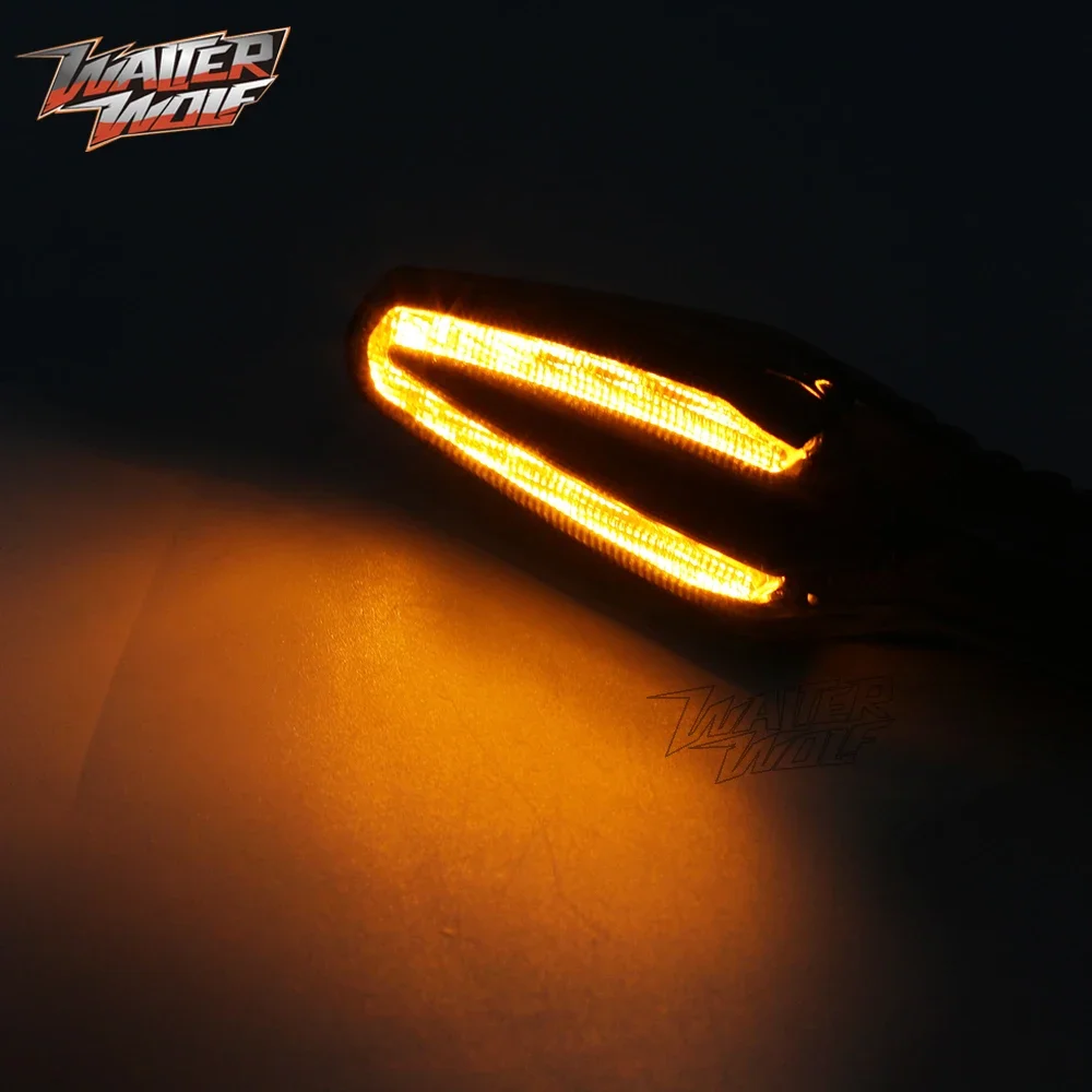 Smoke LED Turn Signal Flasher Blinker Light For Daytona 675 765 Tiger 800 1200 XC XR XCA Street Triple 675 765 Speed Triple 1050