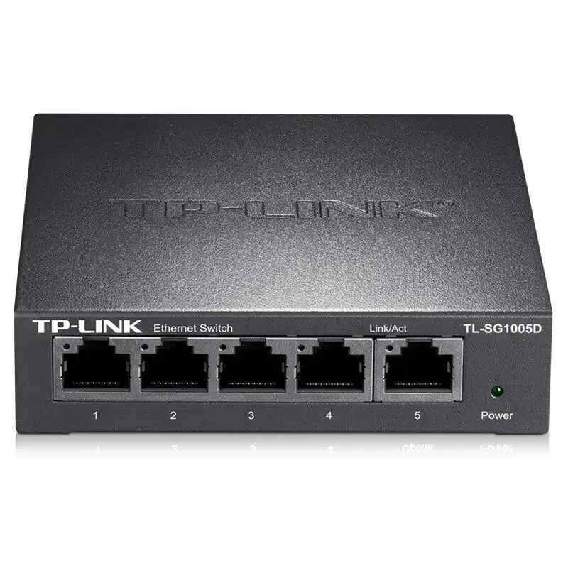 Tp-link 5-8Port Gigabit Ethernet Switch 1000BASE-T Network Switch Plug And Play TL-SG1005D - Internet Splitter Hub Send Conversion Plug