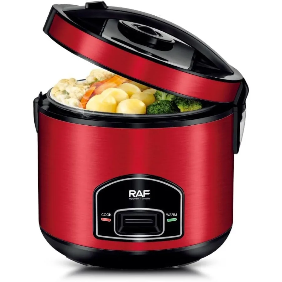 

Smart Electric Rice Cooker 5L Capacity Multifunctional Automatic Red and Black Health-Preserving Household Kitchen Appliance