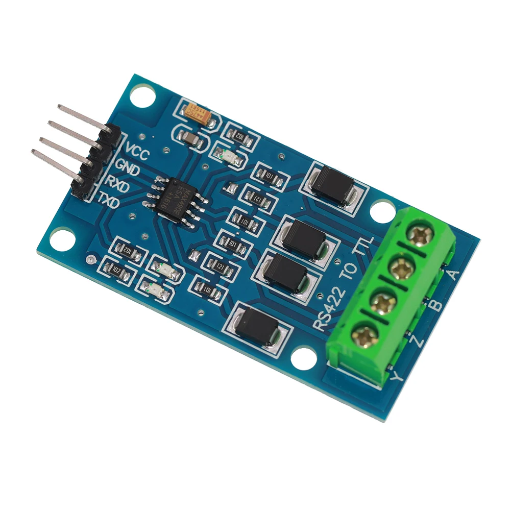 RS422 Mutual Conversion TTL Two-way Signal Module Full Duplex 422 Turn Single Chip Module with Indicator Light