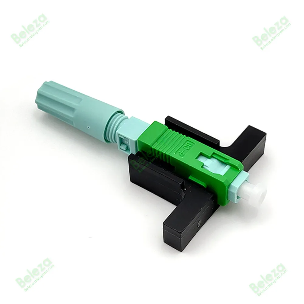 20/50/100 58mm PCS SC APC UPC SM Single-Mode Optical Connector FTTH Tool Tool Fiber Optic Fast Connnector Cold Connector LX58