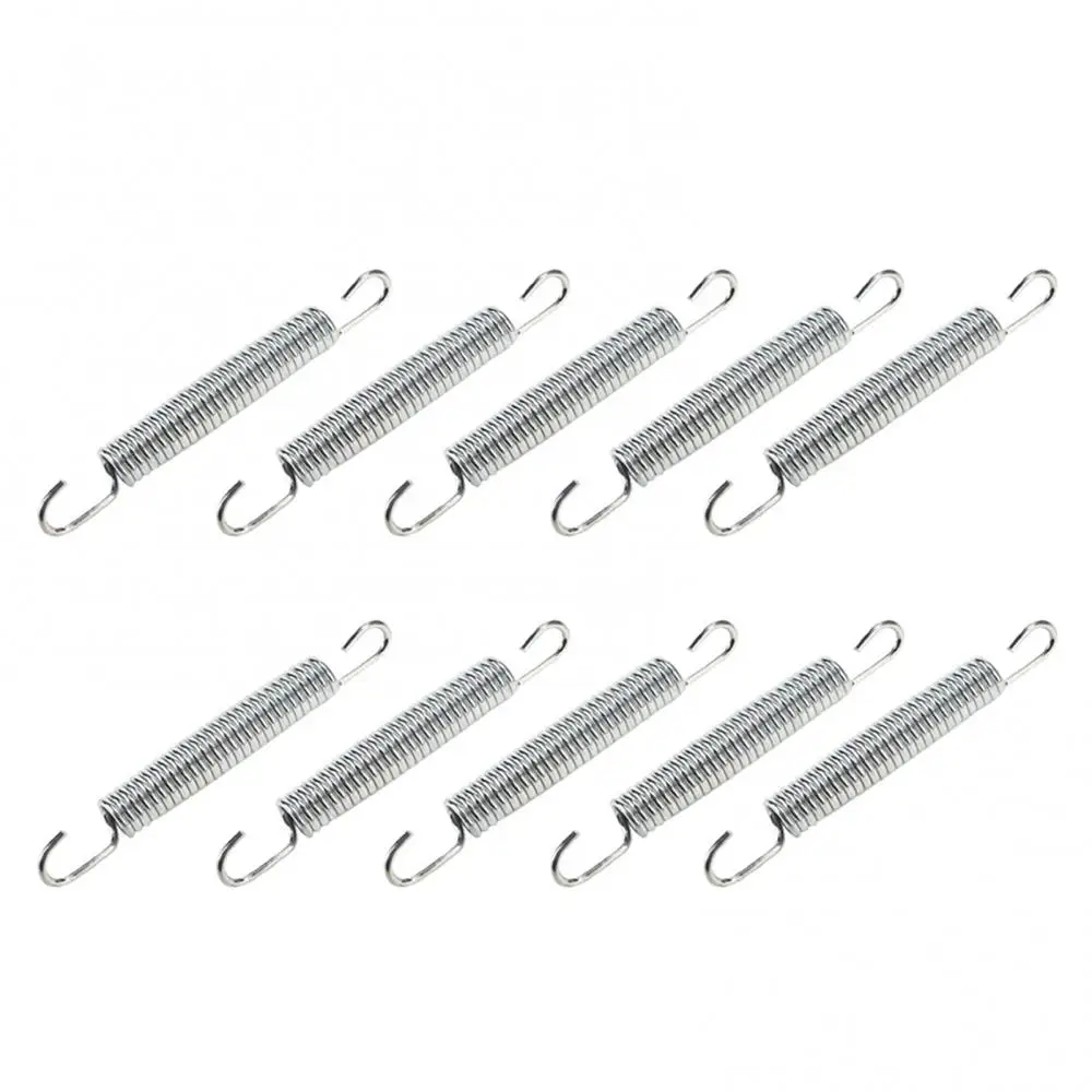 Trampoline Accessories 9-16.5cm Replacement Stainless Steel Springs T-Hook V-Ring For Circular Jumping Bed Kit Set