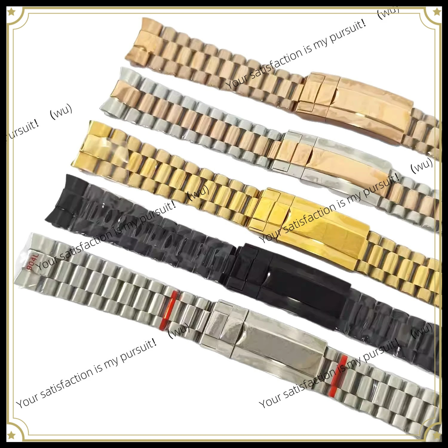 ZOCI-Watch Accessories, Single Folding Buckle Ball Strap 20mm Fits 40mm Case