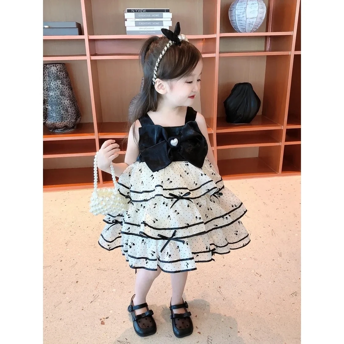 2-6Years Toddler Baby Summer Strap Dresses for Girls Cute tutu Princess Dress Children Clothing Infant Outfits Dress 3 4 5 6