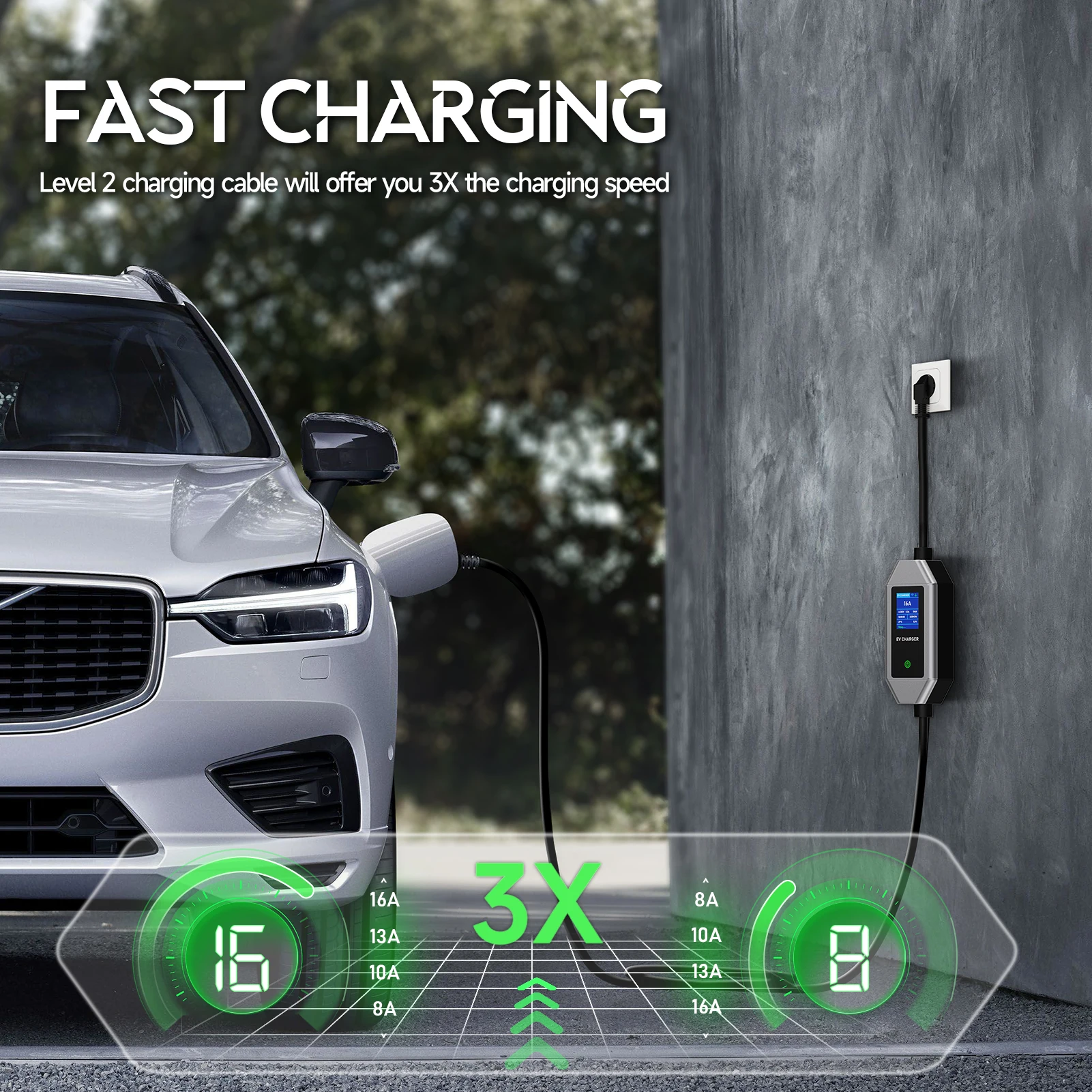 Puppyfc 16A 11KW Przenośna Ład – Type 2 Portable Ev Charger 11Kw Cee recenzja i cena
