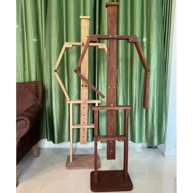 Medieval Full Armor Set Wooden Display Stand Heavy Duty Base Handmade Decorative Model for Artist Painting