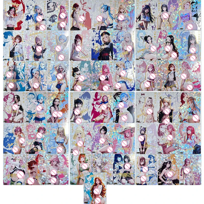 

Набор коллекционных карточек DIY «Японские аниме-богини»: Китагава Марин, Фудживара Чика, Яэ Мико, Нами. Подарки на Рождество и День рождения, игрушки.