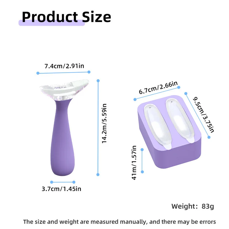 الغذاء الصف سيليكون قناع الوجه الجليد المتداول أداة الجمال العناية بالبشرة الوجه العلاج البارد أداة غير الكهربائية جهاز العناية بالوجه #2