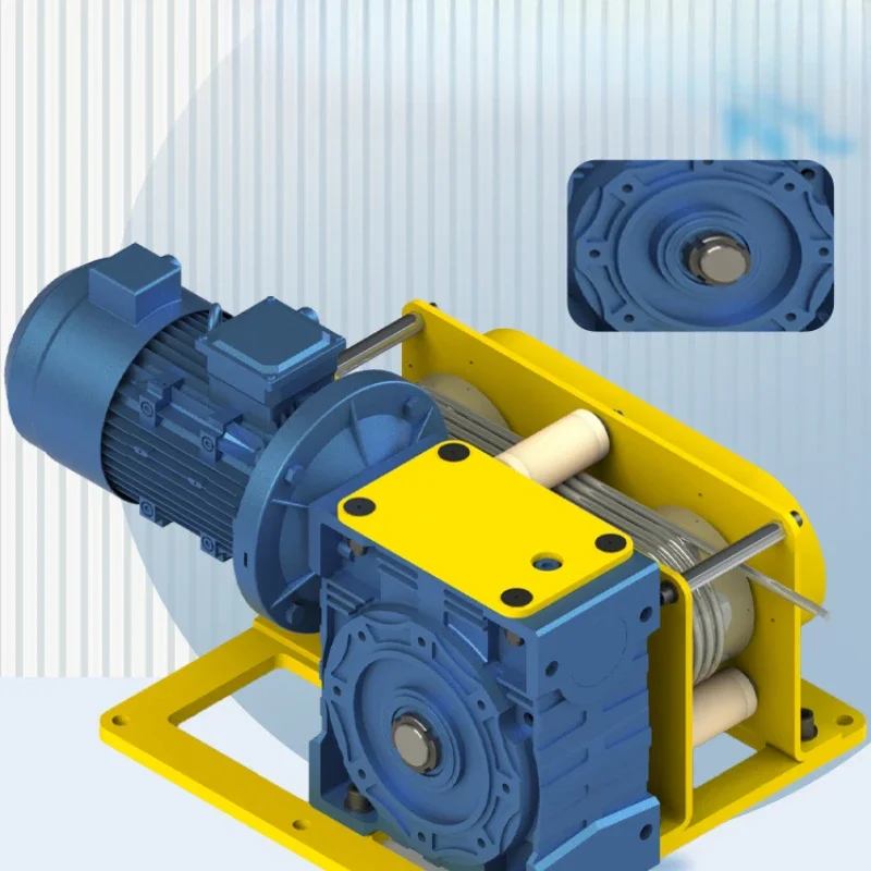 Friction winch Turbine stabilizer reciprocating machine Low noise and high efficiency electric winch