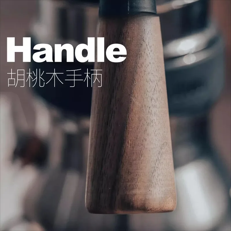 The Latest 9barista Espresso Machine Comes with A Multi-specification Walnut Handle