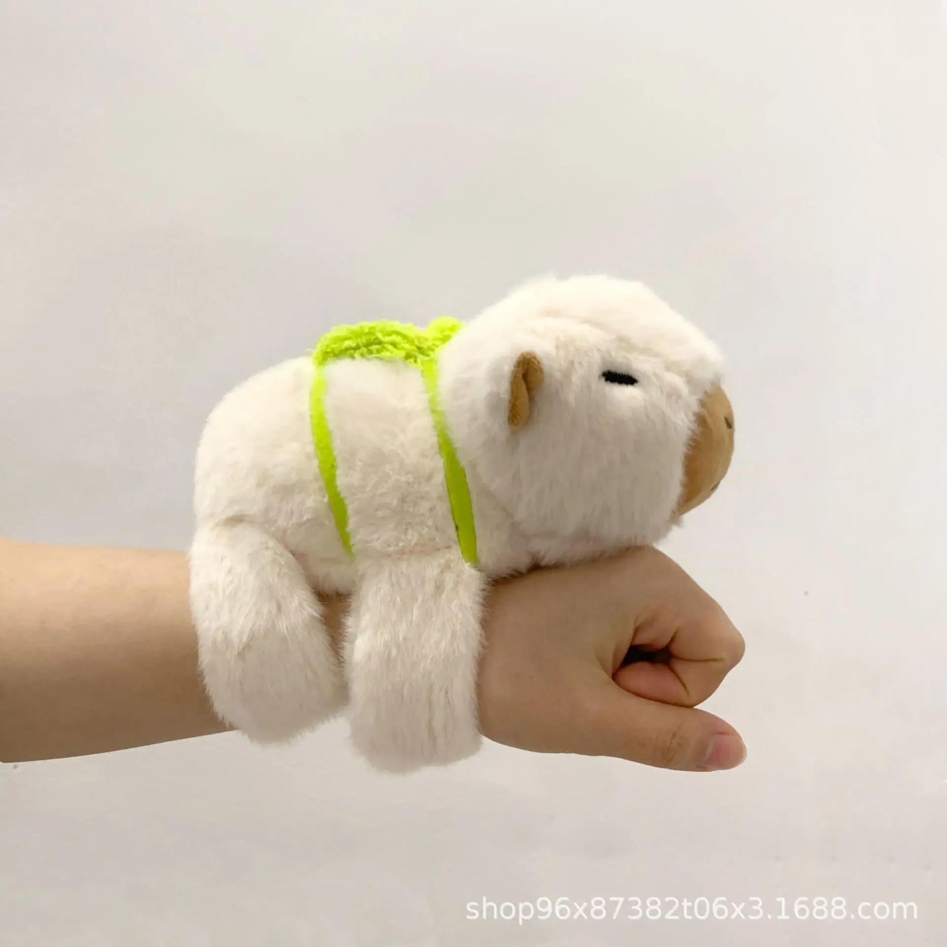 Kawaii animal panda capivara raposa pulseira boneca de pelúcia brinquedos macio pulseira presentes de natal