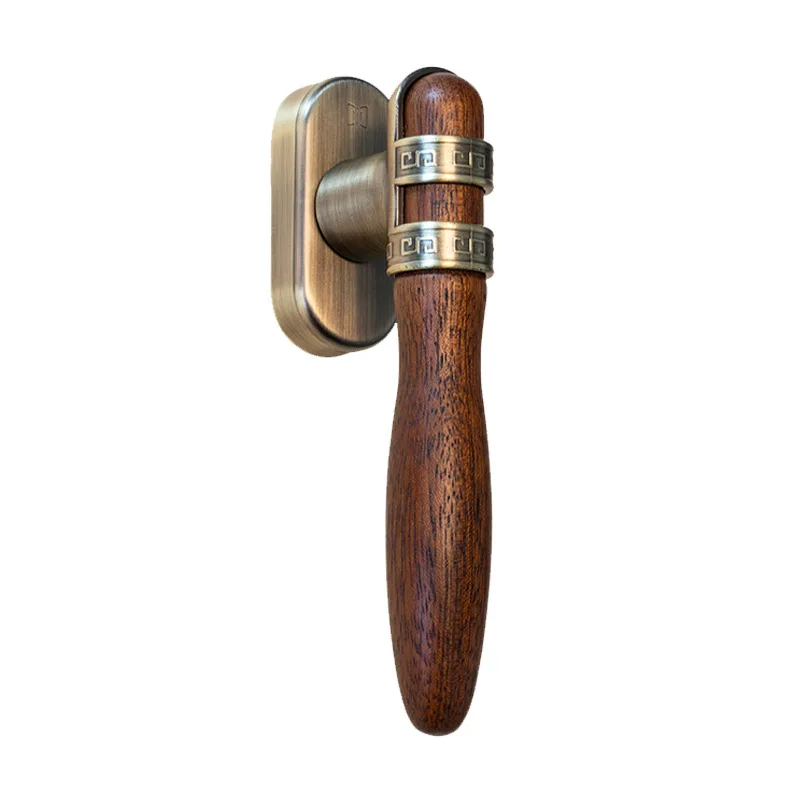 Solid Wood Handles Wooden Handles Door and Window Hardware Accessories Light Luxury Solid Wood Window Handles