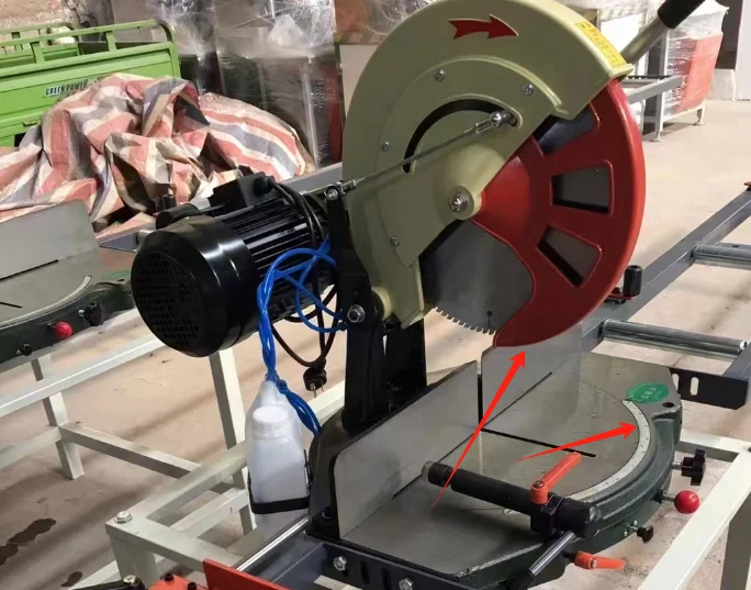 405B 16inch 45 Degree Sawsvertical Band  Vertical Circular Sawing Machine Aluminum Vertical Saw