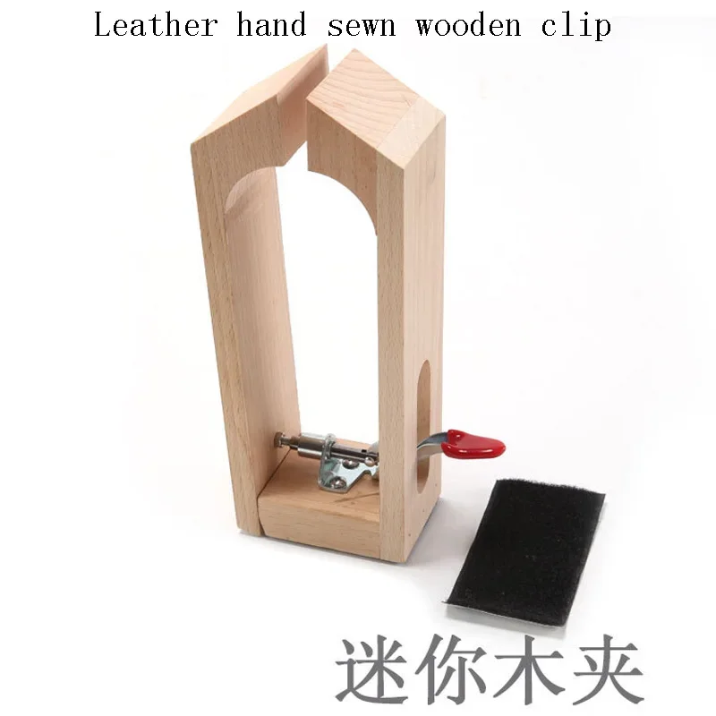 Wooden Leather Retaining Clip Leather Craft Sewing Tools Clamps For DIY Stitching Sewing Lacing Clamp Hand Tool Leathercraft