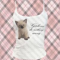 Sexy Corset Punk Grunge cat Camisole Top Aesthetic Streetwear Womens Print Crop Top Y2k Clothes Emo Girl Sleeveless Tank Top emo