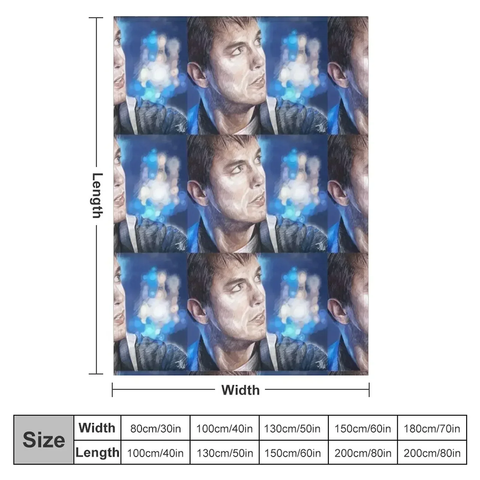 Jack Harkness Throw Blanket Decoratives Comforter Retros Blankets