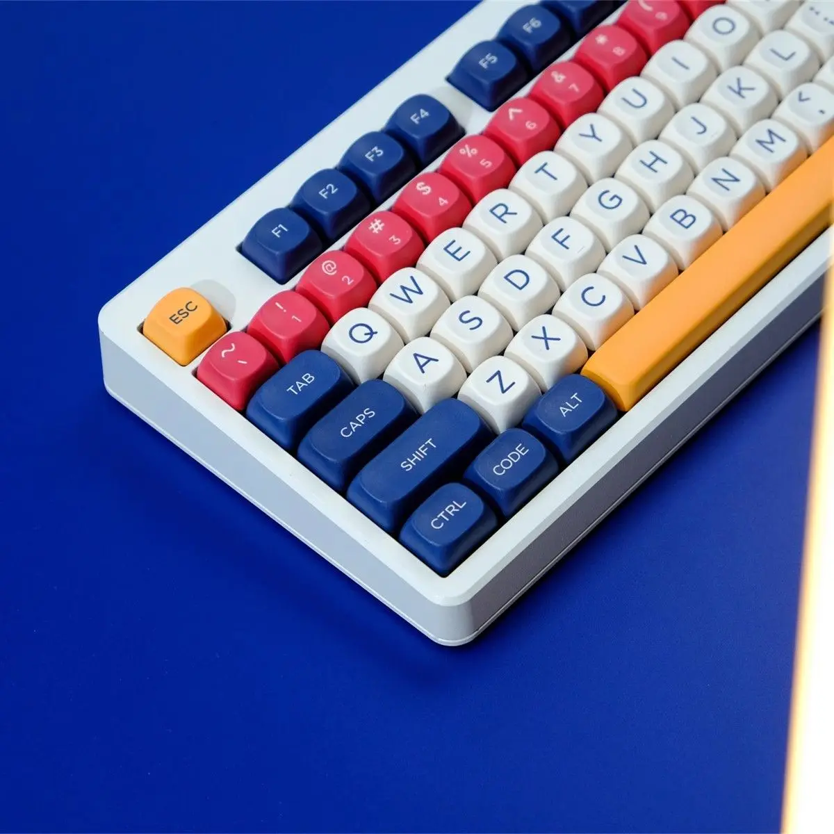 

Cute keycap MOA height PBT mechanical keyboard suitable, customized full set of keys 75