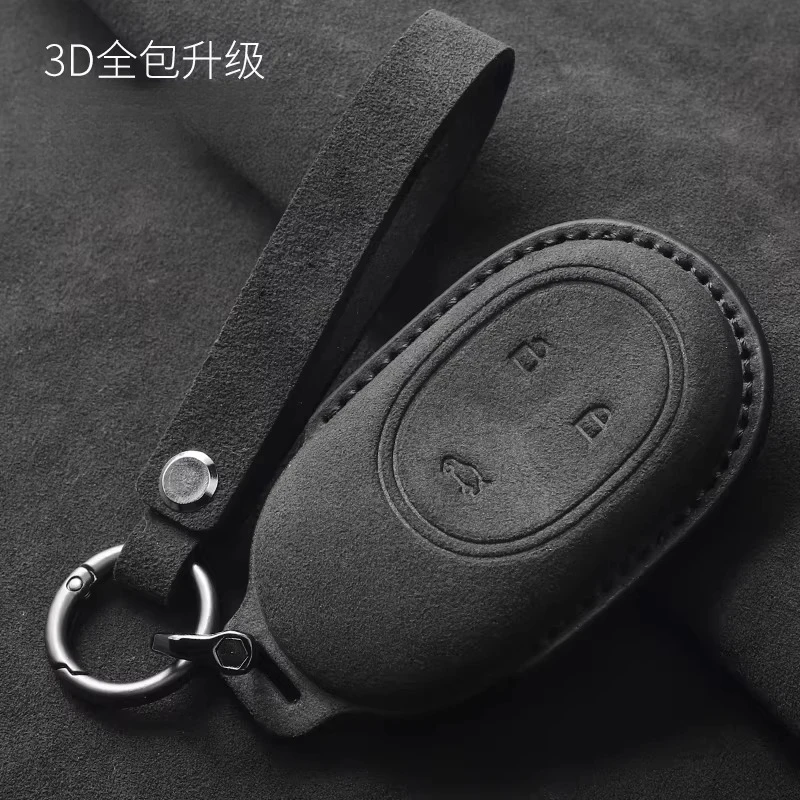 For NIO ES6 EC7 ET5T ET7 ES7 ES8 EC6 Key Set Car Suede All Inclusive Keychain