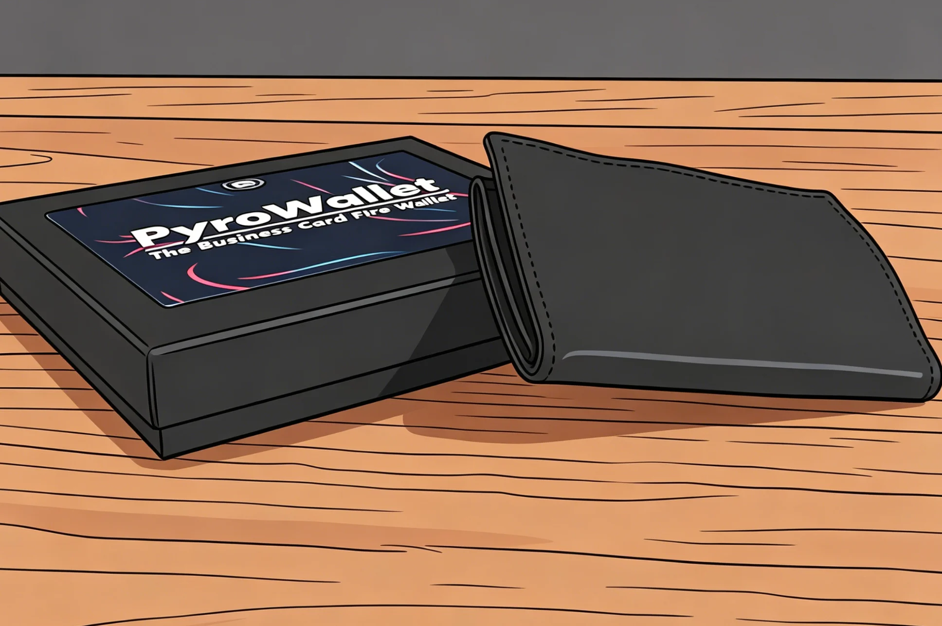 

Adam Wilber PYRO Wallet Magic Tricks Stage Close Up Magia Acceaory Mentalism Illusion Gimmick Fire Appearing Fun Magie Props