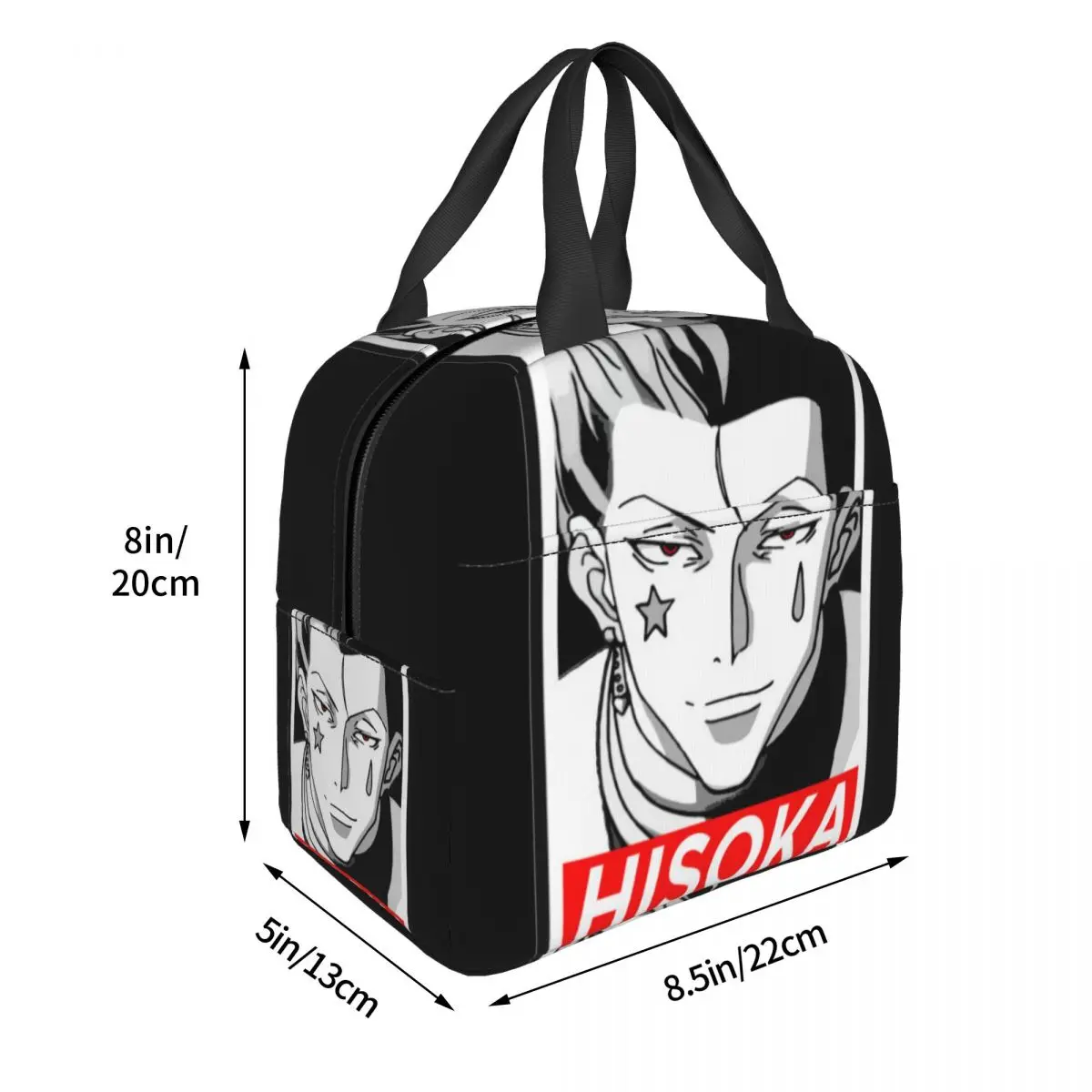 Hisoka Lunchtas Unisex Draagbare Koeler Geïsoleerde Lunchbox Food Bento Box