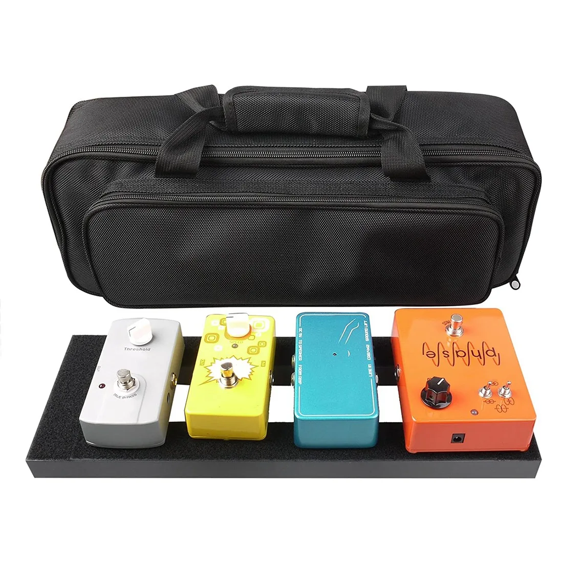 

B48B-Guitar Pedalboard Guitar Effect Pedal Board Aluminum Alloy Pedalboard With Carrying Bag Effect Pedal Plate