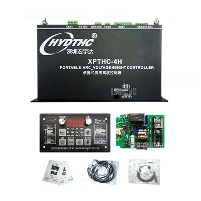 Xpthc-4h Arc Voltage Height Controller Kit Cnc Flame Plasma Cutting Machine Torch Height Controller 130mm Lifter Jykb-130-dc24