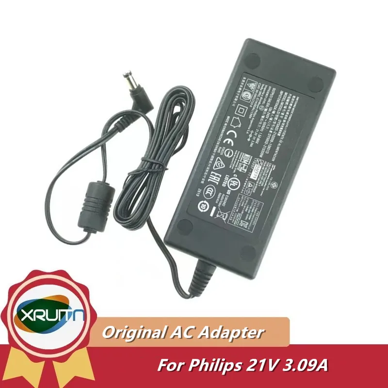 Genuine For PHILIPS Switching Power Supply Charger DYS602-210309W 21V 3.09A 64.89W 65W DYS602-210309-13801D AC DC Adapter