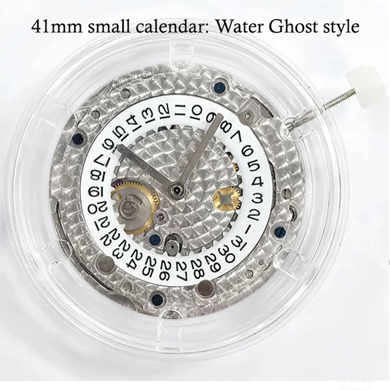 Dandong Factory VSF 3235 Automatic Mechanical Movement Blue Balance Wheel Watch Movement 41mm SUB/DJ 3235 Version With Text