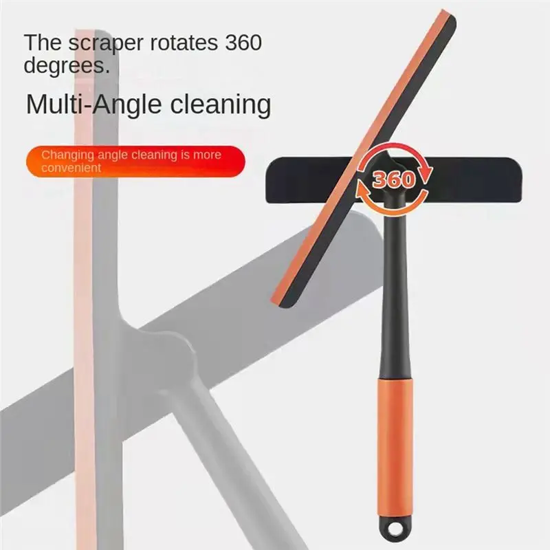 GOOD-Multi-Function Cleaning Brush,Window Cleaner Glass Scrub Scraping Three-In-One Window Wiper Tool Durable 33 X 27Cm