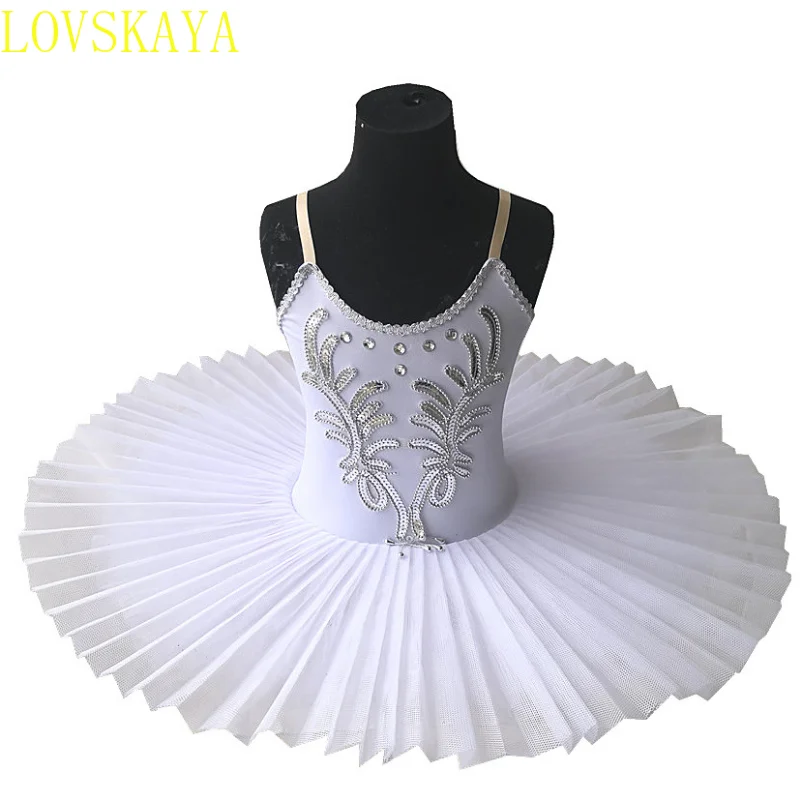 Professional Ballet Tutu Dress Girl Dance Costume Child Performance Ballerinas Pancake Tutu Kids Child Carnival Jazz Dance Dress