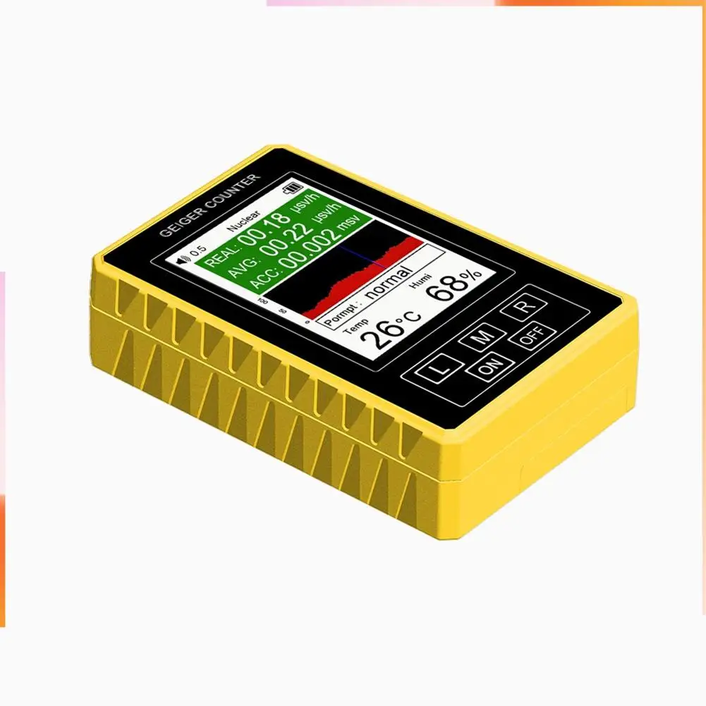 A92Z XR3 Pro Cyfrowy Detektor Promieniowania Nuklejnego Licznik Geigera Półfunkcyjny Dozymetr Miernik EMF Tester Promieniowania Beta Gamma Βγ