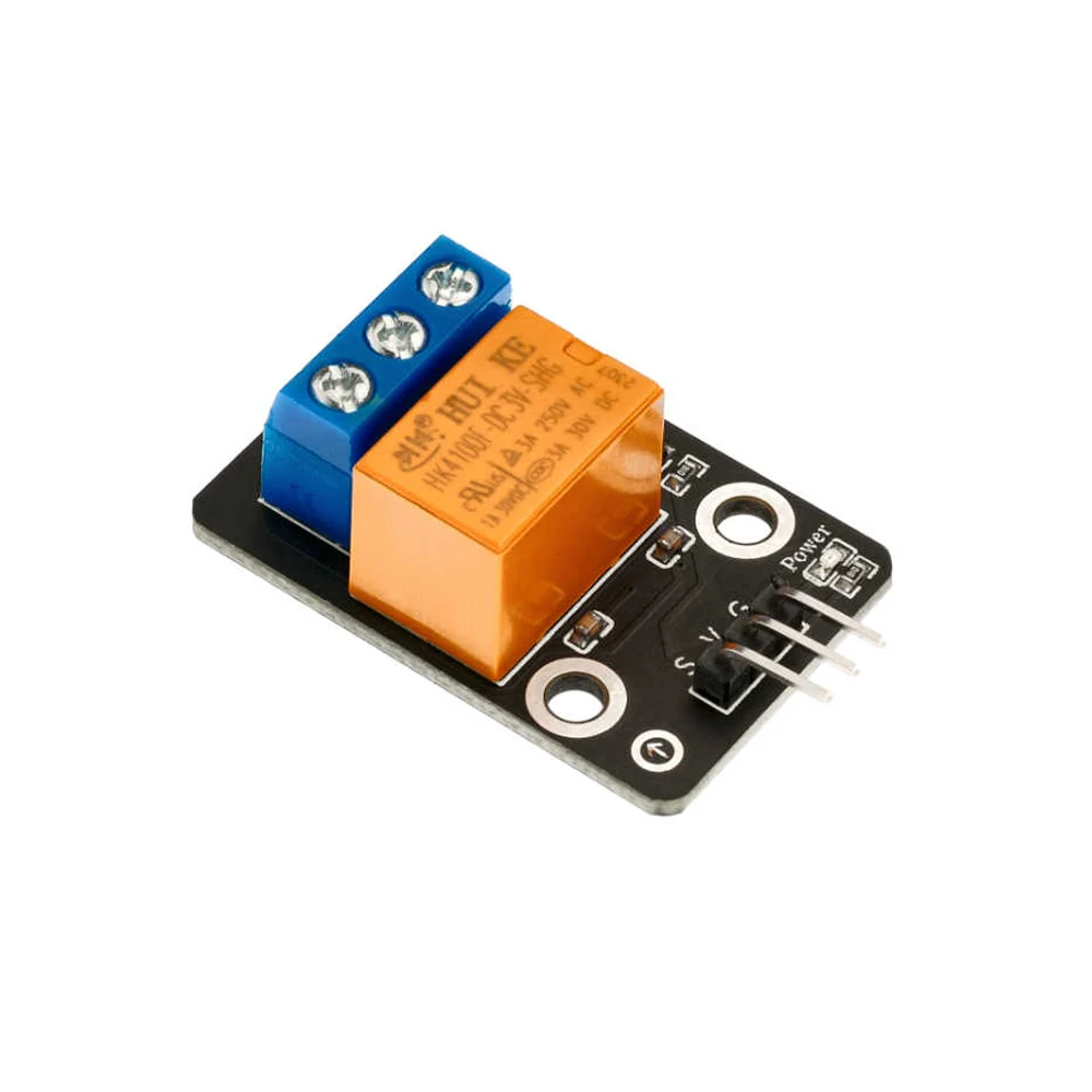 

1 Channel Relay High Level Trigger Relay Module 3.3-5.5V Relay Board MCU Development Board Expansion Board for Arduino