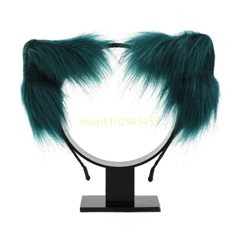 49mc Girls Girls Handmade Furry Cat-Ear Furry Party Festume Cosplay Cut
