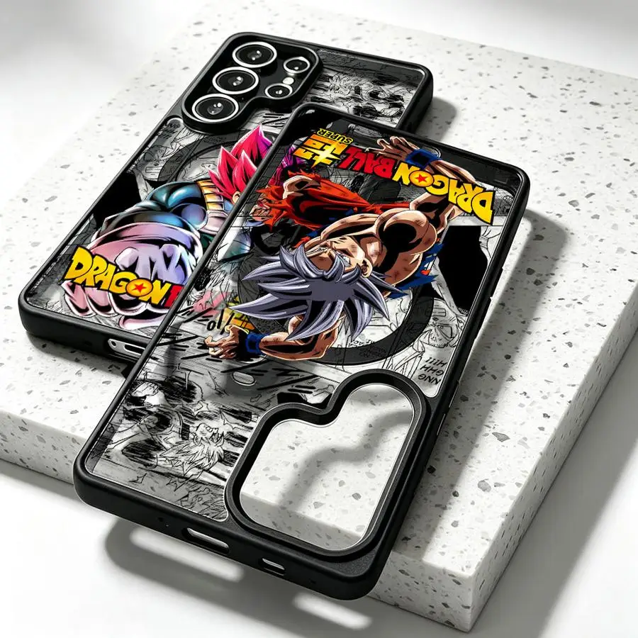 Dragon Anime Goku Vegeta Case for Samsung Galaxy S26 Ultra S23+ S25 Plus S22+ S22 S25+ S26+ S24 FE S24+ S23 Back Phone Cover