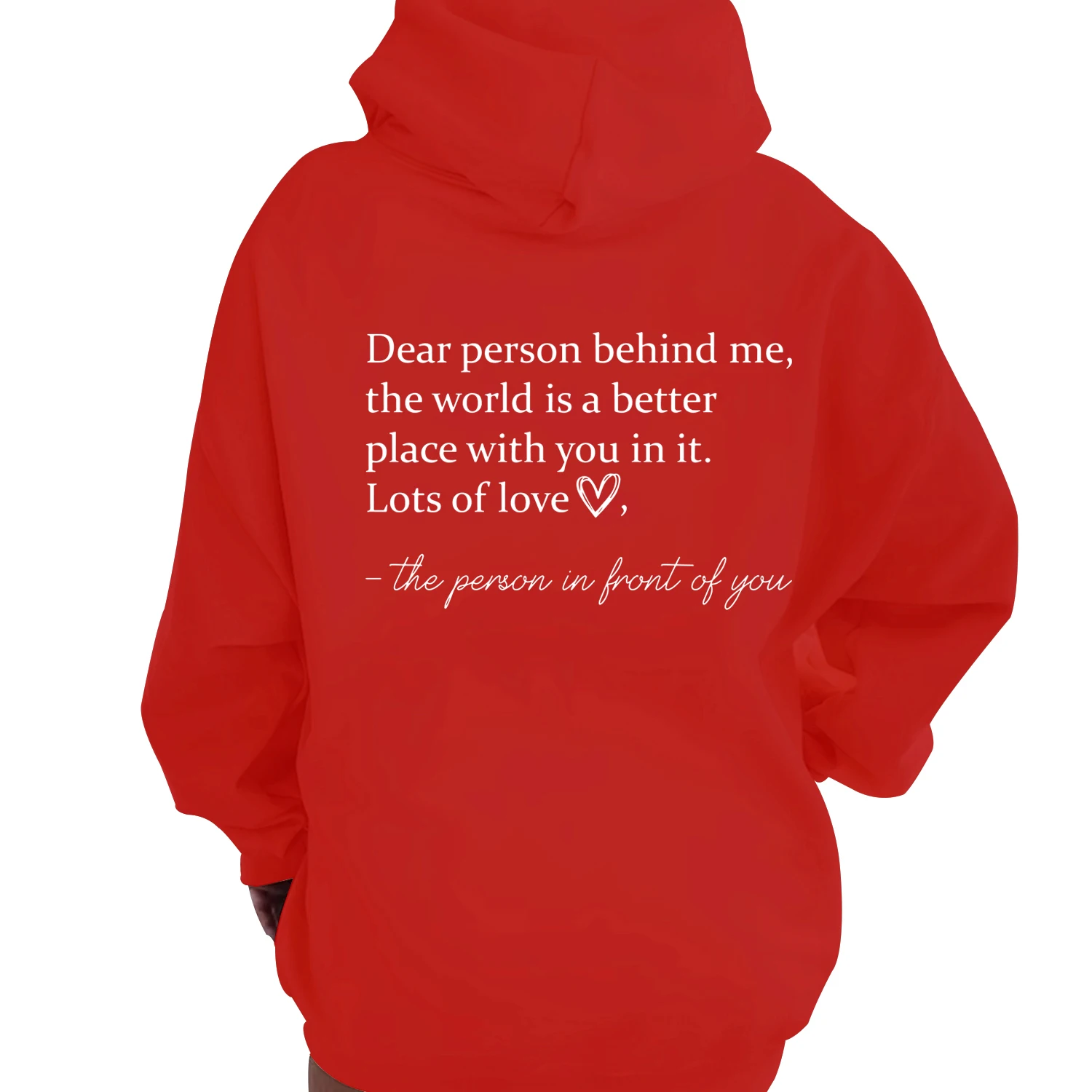 Dear Person Behind Me Sweathirts for Women Men Person Behind Me Shirt Be Kind Shirts Long Sleeves Graphic Sweatshirt Hoodies