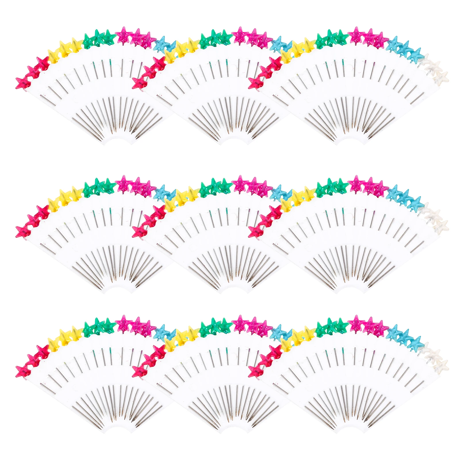 

Colorful Pearlescent Pins for Sewing Quilting Cross Stitch Floral Arrangement Durable Metal Craft Needles Decorative Dress