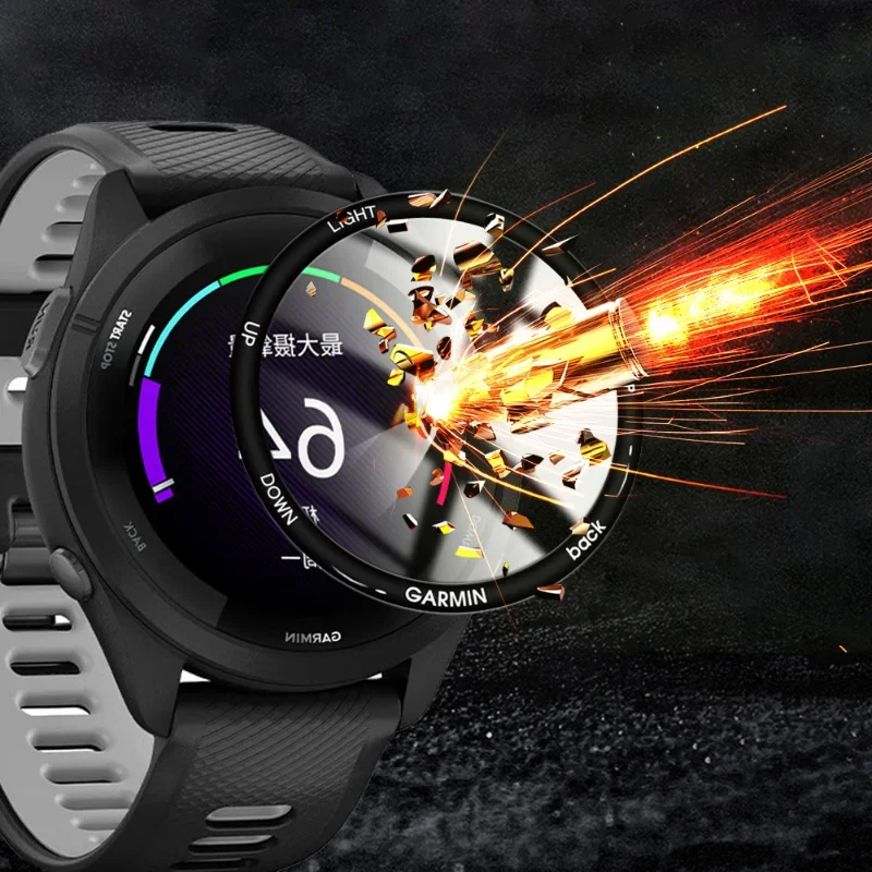 For Garmin Forerunner 965 3D Curved Film Anri-scratch Ultra-thin Screen Protector for Garmin Forerunner 965 Watch Accessories