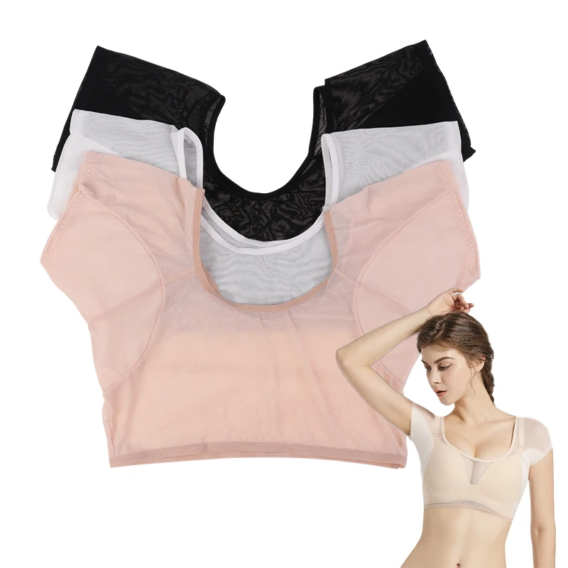 تي شيرت شكل منصات العرق قابل للغسل تحت الإبط منصات عرق الإبط قابلة لإعادة الاستخدام العطور امتصاص الحرس درع مزيل العرق للنساء