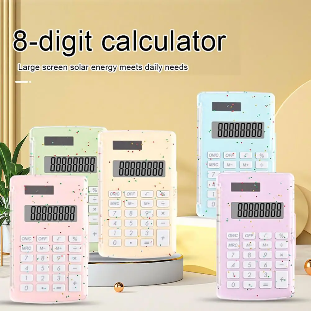 Lcd Display Calculator Screen Calculator Solar Battery Operated Desktop Calculator with Lcd Display Big Buttons Portable Student