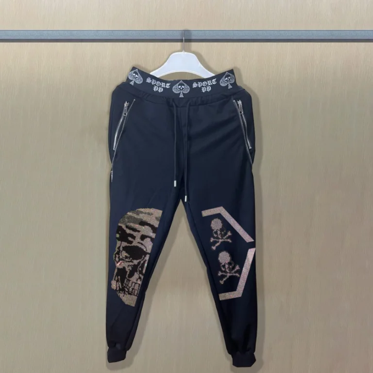 

Flexible Brand Pant Modern Men Designer Pants Glittery Rhinestone Men Trousers Lightweight Rhinestone Sweatpants Relaxed Drawstr