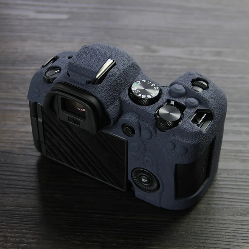 Funda De Silicona Para Canon EOS R6/R6 II Con 2 Protectores De Pantalla Y Protector De Lente