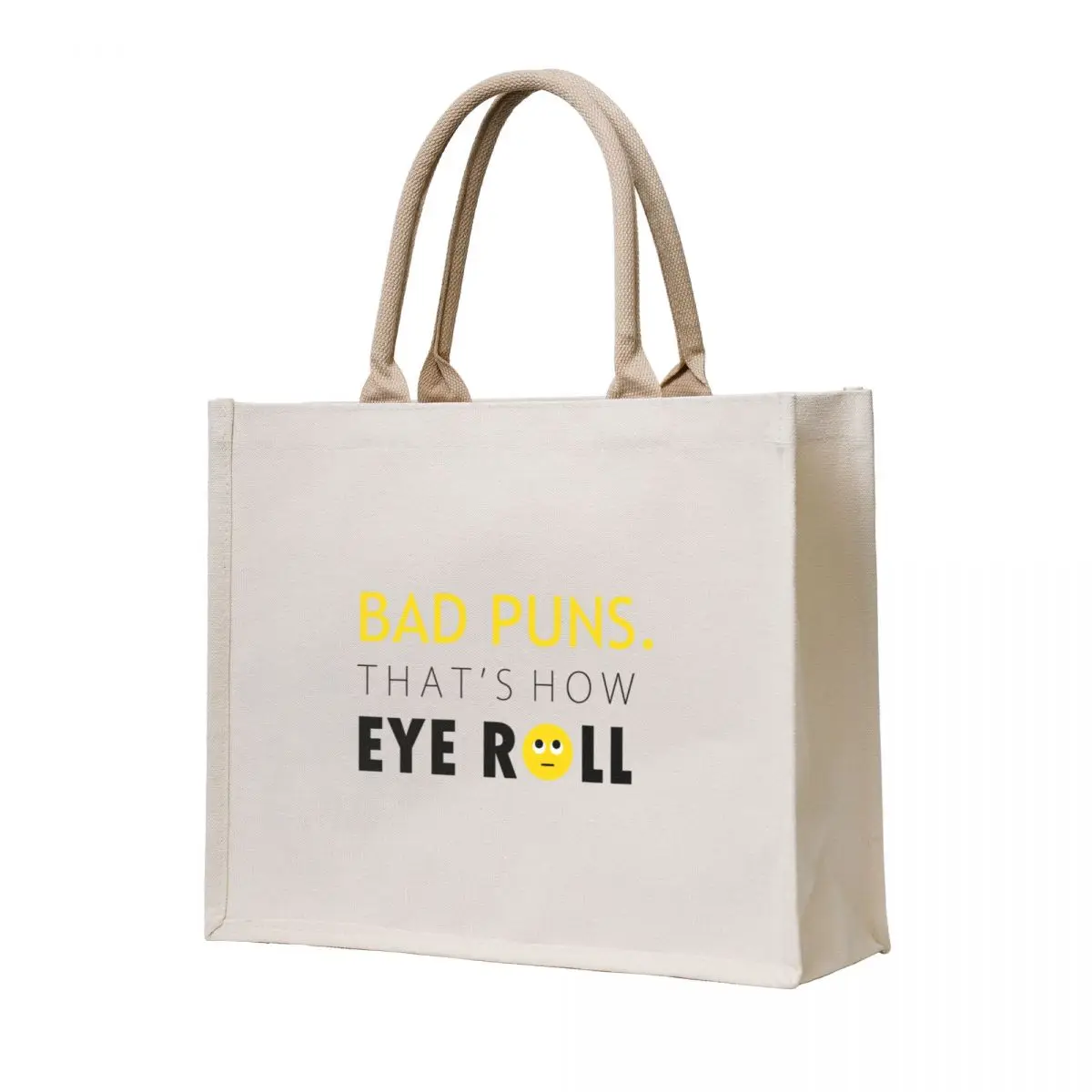 

Bad Puns Tote Bag canvas tote bags Canvas bag shopping cart bags