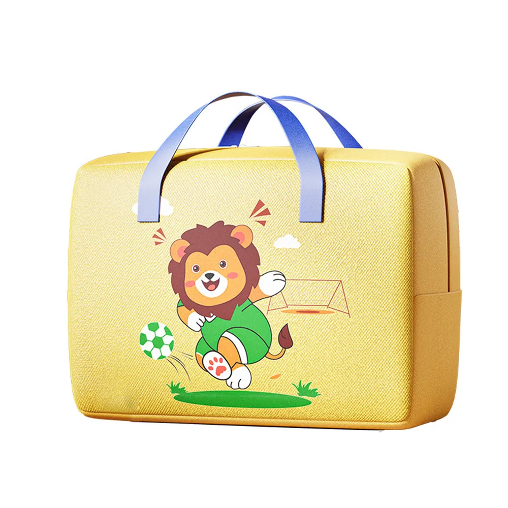 1pc Children\'s Room Kindergarten Clothes Quilt Storage Bag Cartoon Clothing Fabric Storage Bag Children\'s Portable Quilt Bag Luggage Bag