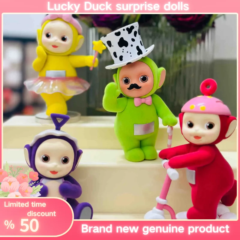 

In Stock Teletubbies Baby Travel Series Blind Box Figures Creative Children'S Toys Surprise Gifts Car Decorative Ornaments