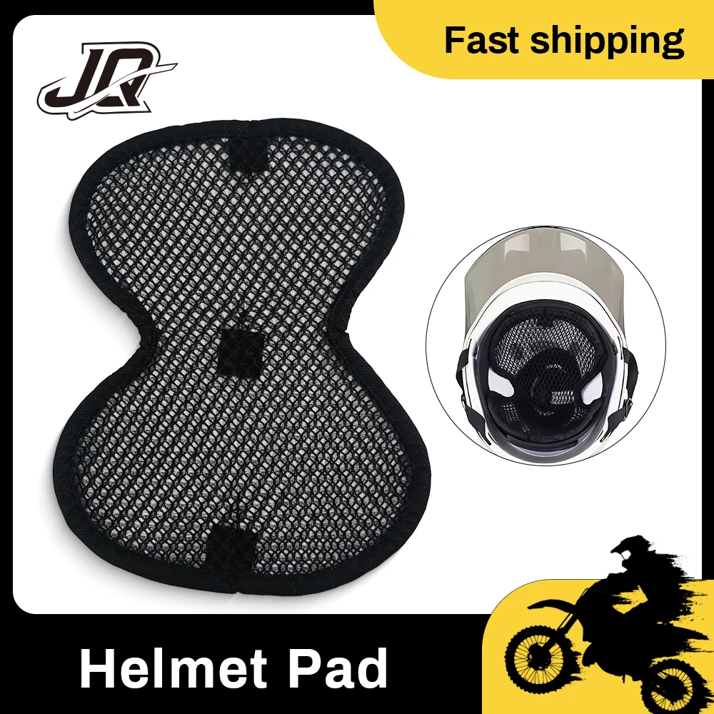 

Motorbike Helmet Inner Insert Breathable Mesh Cushion Pad Sweat Absorbing Non Slip Insulation Lining