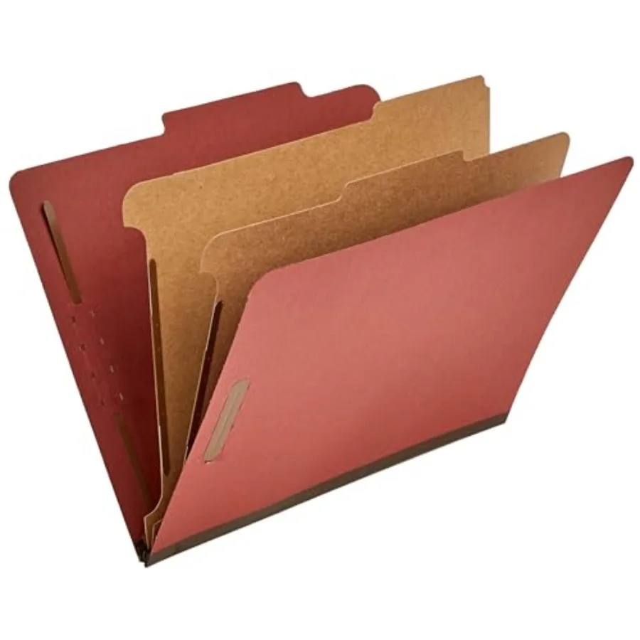 

Classification Folder with Prongs, Pressboard, s, -ch Epansion, Size,,10, for Organizg Documents