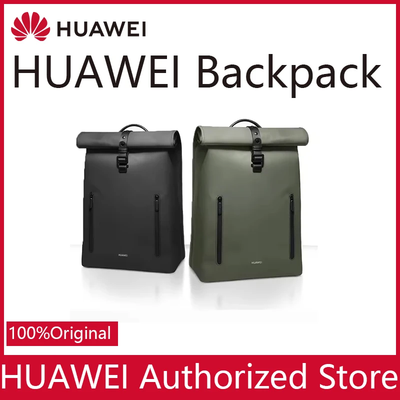 حقيبة ظهر هواوي الأصلية الأنيقة من الجيل الثاني بسعة كبيرة من النايلون حقيبة طالب الأعمال للسفر لأجهزة الكمبيوتر المحمول مقاس 16 بوصة للرجال والنساء #1