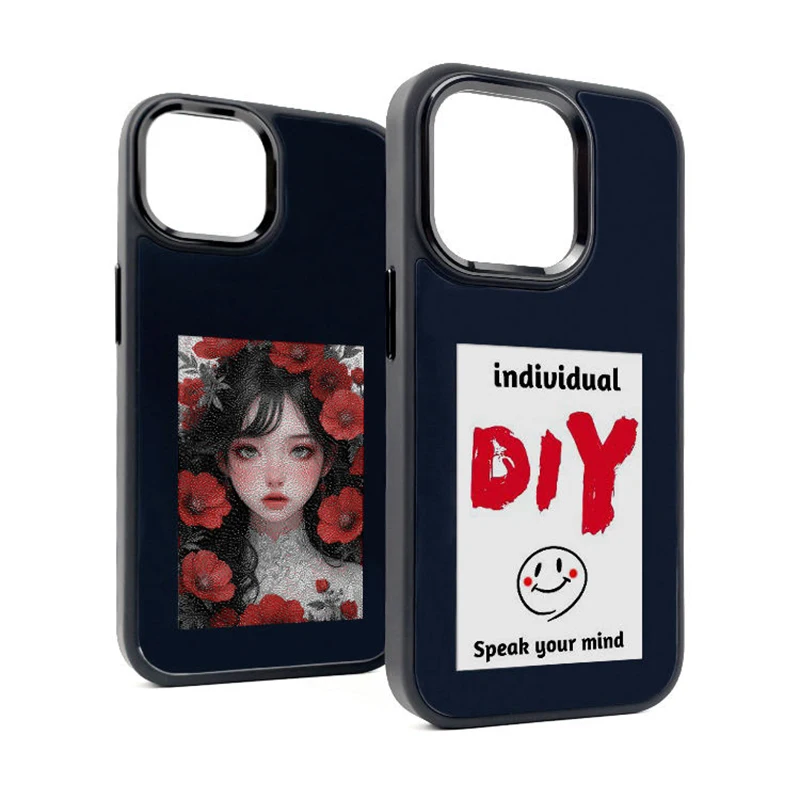 New Arrival High Definition NFC E-ink Phone Case Ink Smart Photo Mobile Case DIY Phone Case for iPhone 14 Pro Max
