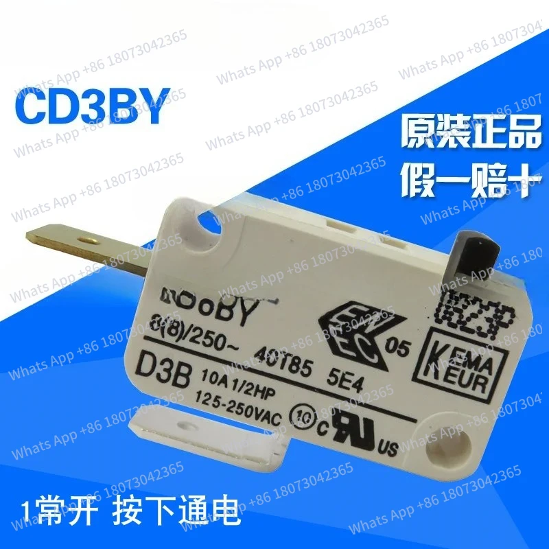 

5 шт. оригинальный новый микропереключатель CD3BY 8A 2 контакта 1НО