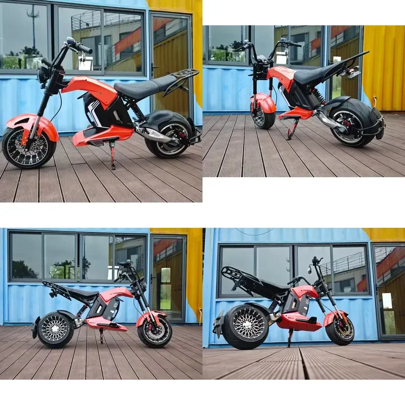 STROVAN new HM-8 2000W 4000W 60V 50AH removable battery fat tire electric scooter citycoco for adult electric motorcycle